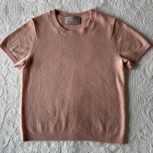 Everlane Cashmere Sweater Tee in Rose - Small - Excellent, Like New Condition